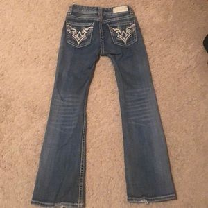 Girls boot cut ROCK and ROLL jeans